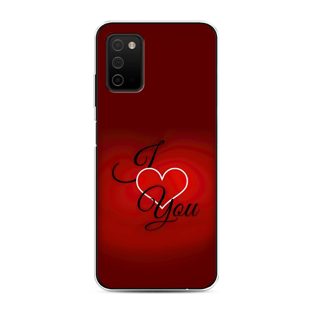 

Чехол Awog на Samsung Galaxy A03S / Самсунг A03S "I love you 3", Разноцветный, 2103250-6