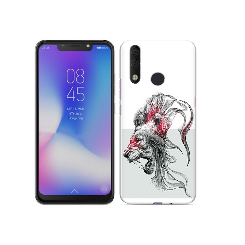 

Чехол MyPads Tocco для Tecno Camon 11 Pro разъяренный лев, Tocco