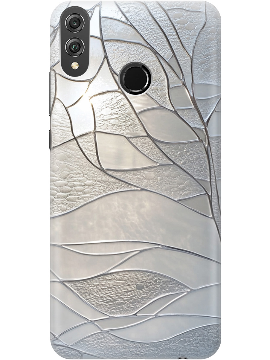

Силиконовый чехол на Honor 8X с принтом "Зимние деревья", Прозрачный;серый, 719355541