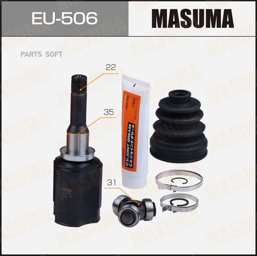 

ШРУС внутренний Masuma EU-506