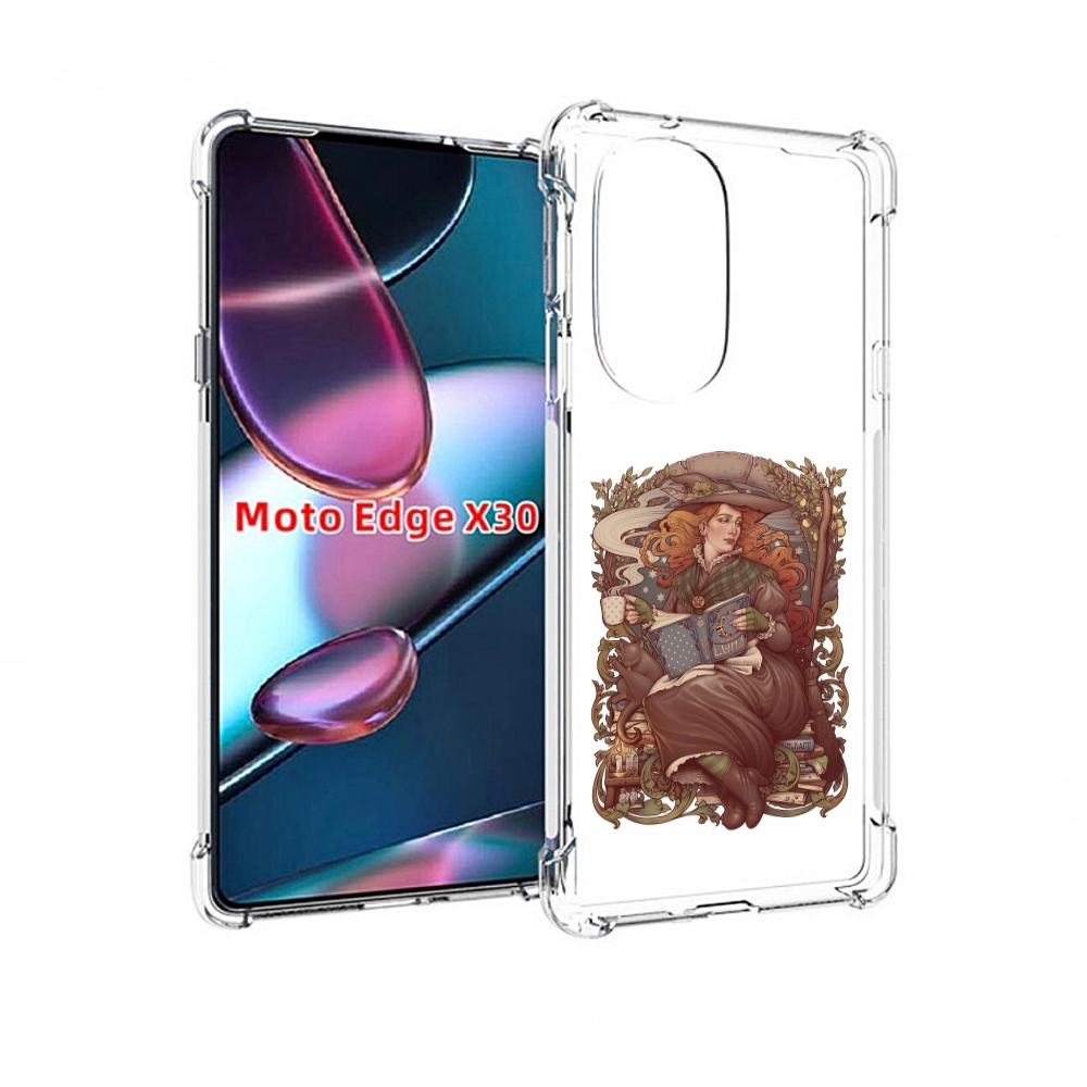 

Чехол MyPads Женские_126 для Motorola Moto Edge X30, Прозрачный, Tocco
