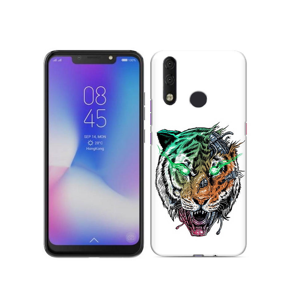 

Чехол MyPads Tocco для Tecno Camon 11 Pro робо-тигр, Tocco