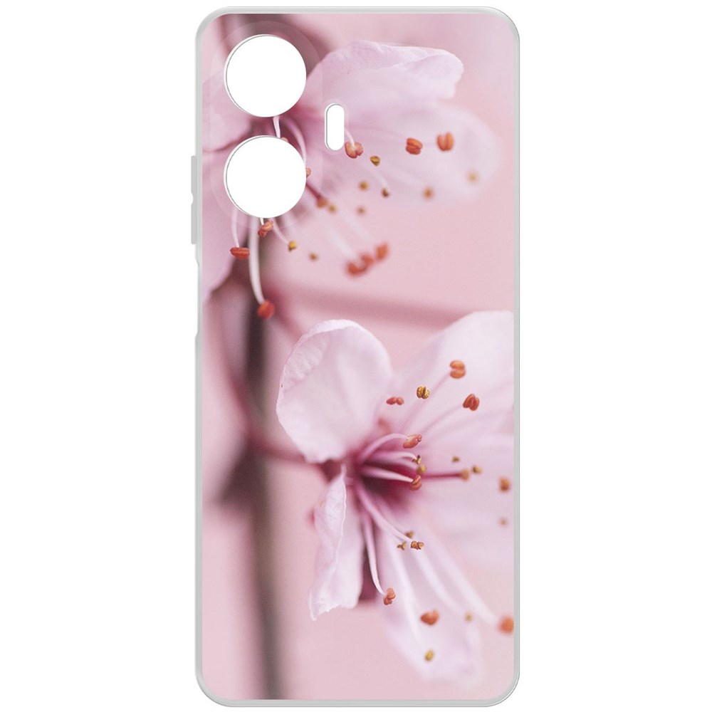 

Чехол-накладка Krutoff Clear Case Весна для Realme C55, Прозрачный