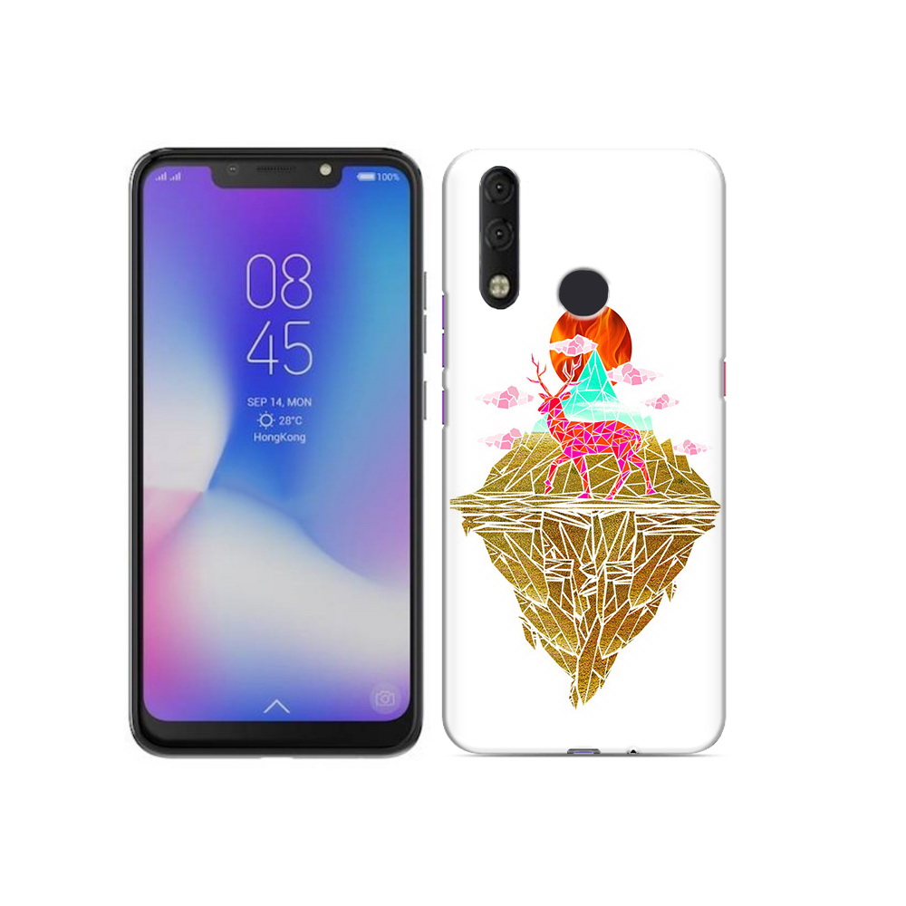 

Чехол MyPads Tocco для Tecno Camon 11 Pro розовый олень абстракция, Tocco