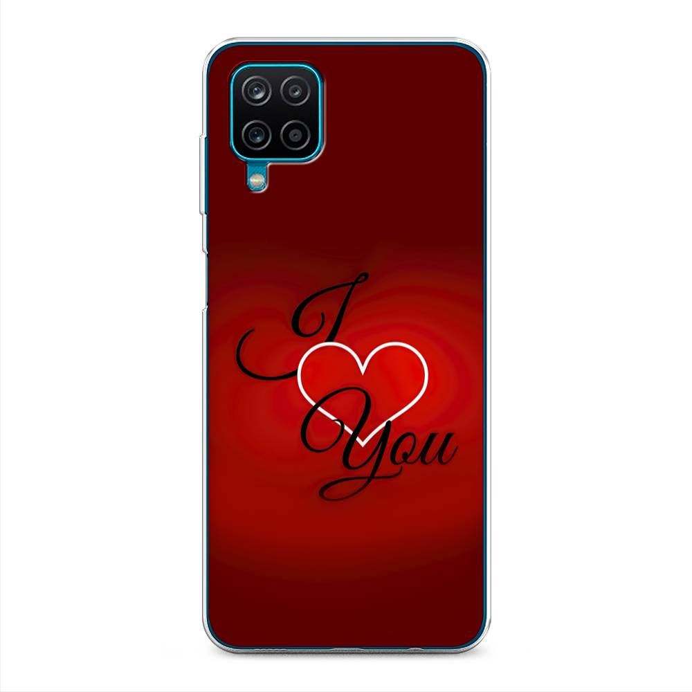 фото Силиконовый чехол "i love you 3" на samsung galaxy a12 awog