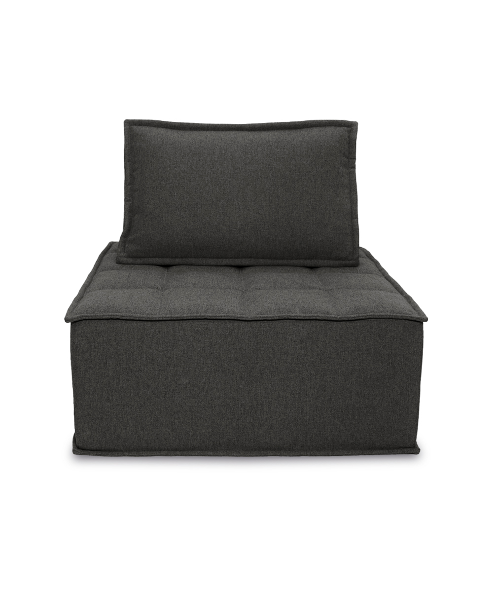 Кресло бескаркасное WowPuff Молли 260343130015, 98x100x100 см, Темно-серый