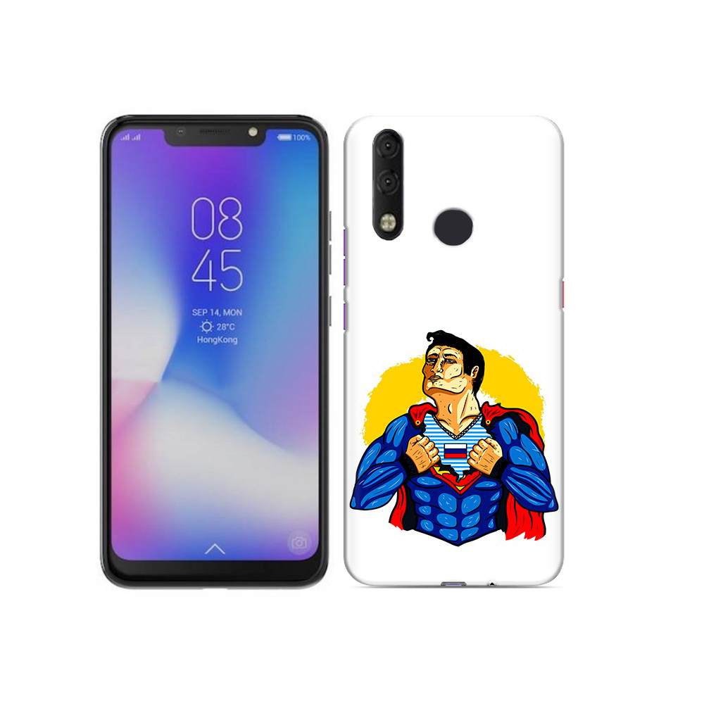 

Чехол MyPads Tocco для Tecno Camon 11 Pro русский супермен, Tocco