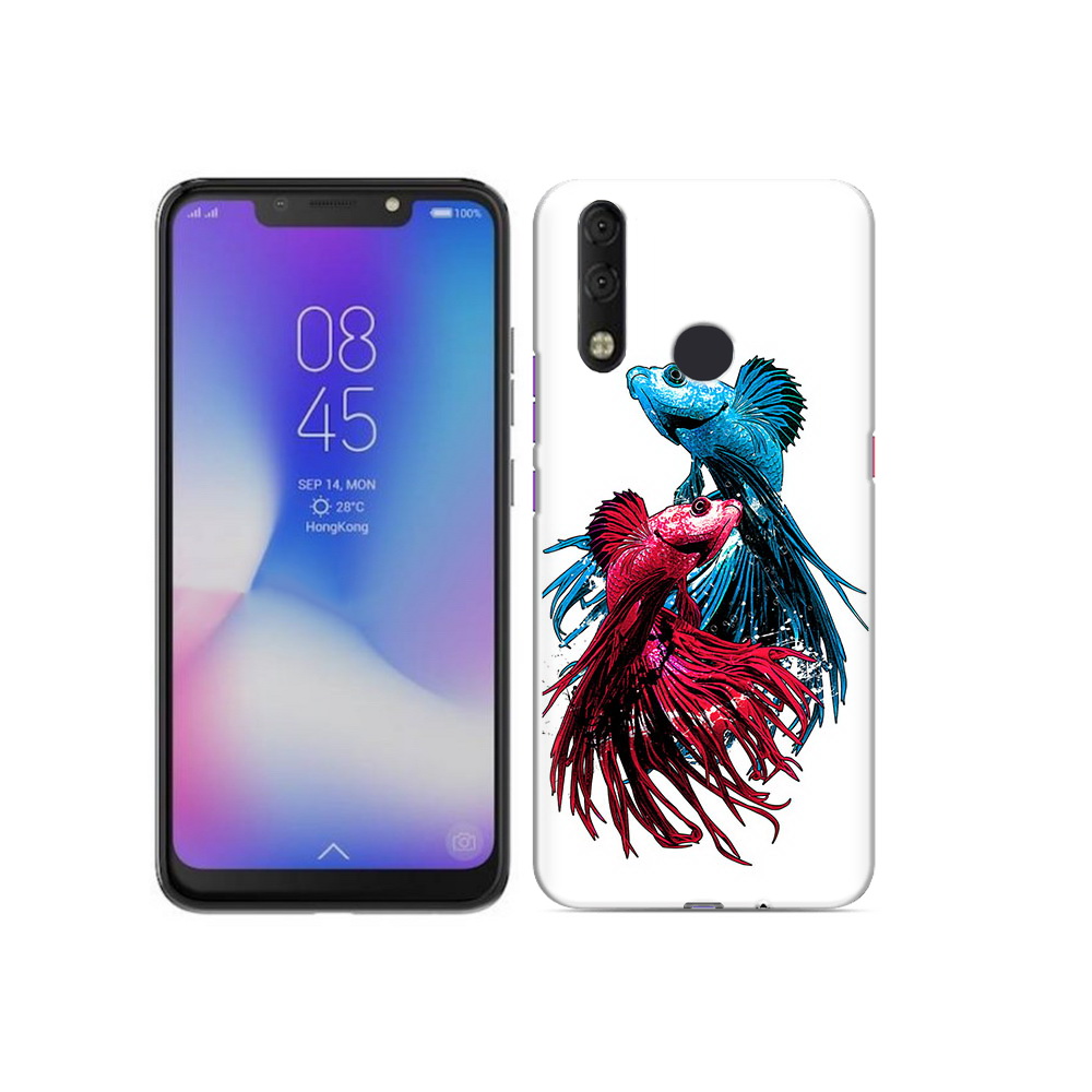 

Чехол MyPads Tocco для Tecno Camon 11 Pro рыбы петушки, Tocco