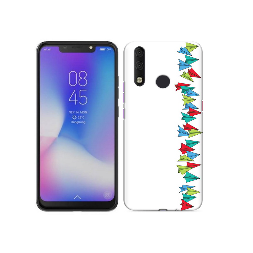 

Чехол MyPads Tocco для Tecno Camon 11 Pro самолетики из листочков, Tocco