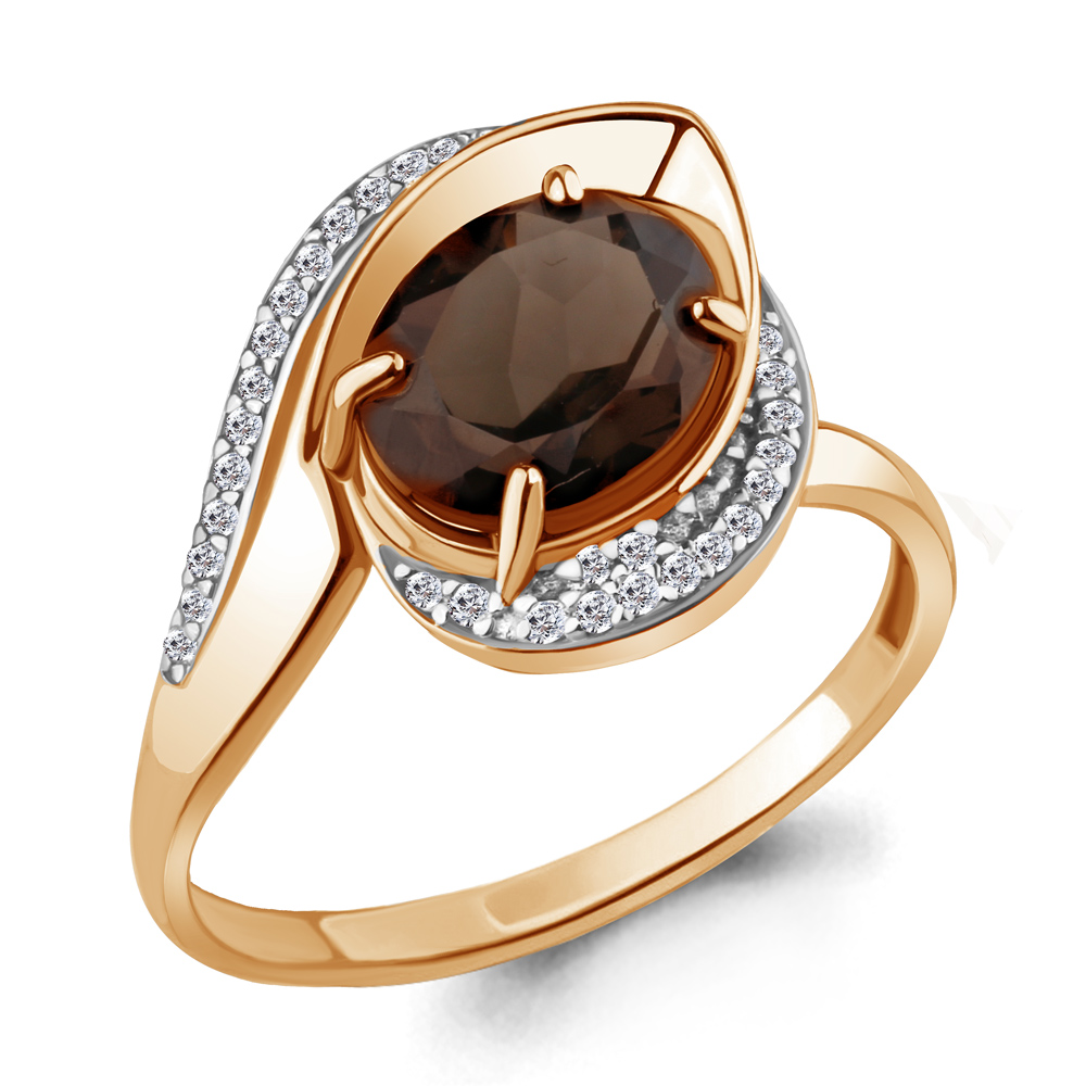 

Кольцо из серебра р.  AQUAMARINE 6579001А_925_з, 6579001А_925_з