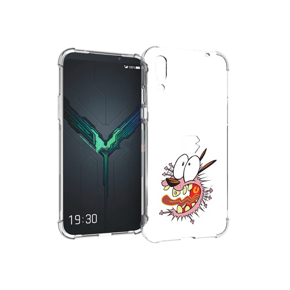 

Чехол MyPads Tocco для Xiaomi Black Shark 2 испуганный бобик (PT144492.263.381), Прозрачный, Tocco