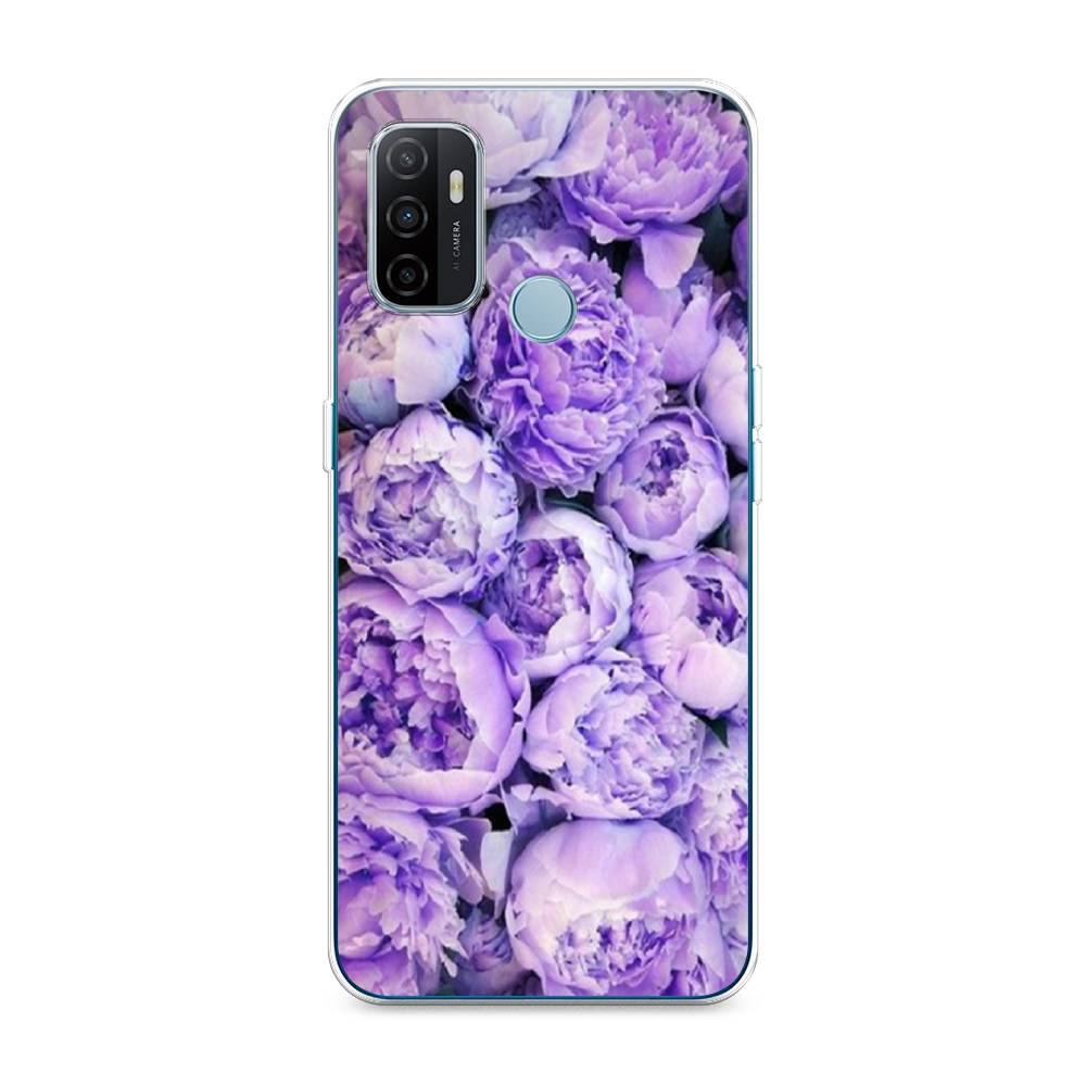

Чехол Awog на Oppo A53 "Пионы сиреневые", Разноцветный, 254350-8