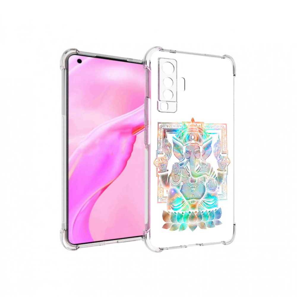 

Чехол MyPads Tocco для Vivo X50 умный слон (PT226969.391.654), Прозрачный, Tocco