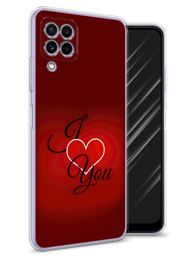 

Чехол Awog на Samsung Galaxy A22 / Самсунг A22 "I love you 3", Разноцветный, 2103150-6