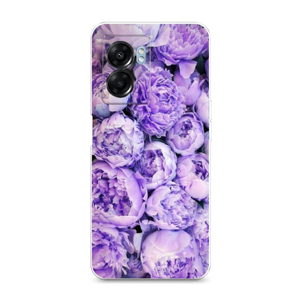 

Чехол Awog на Oppo A57 5G/A56s/OnePlus Nord N300 5G "Пионы сиреневые", Разноцветный, 2510250-8
