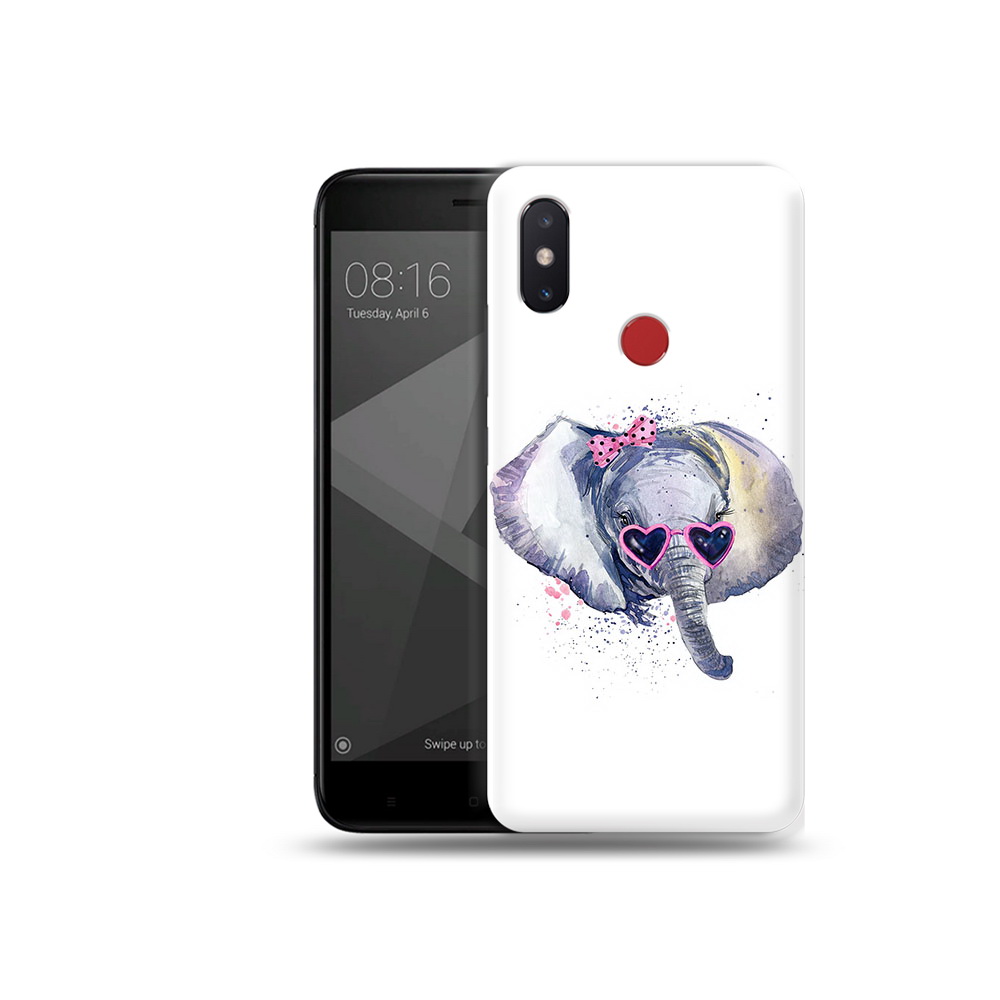 

Чехол MyPads Tocco для Xiaomi Mi 8 SE слоник в очках (PT113500.331.608), Прозрачный, Tocco