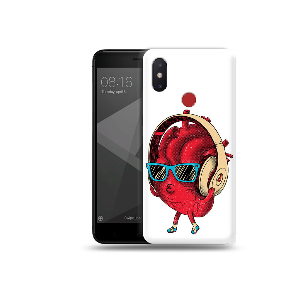 

Чехол MyPads Tocco для Xiaomi Mi 8 SE слушай сердце (PT113500.331.609), Прозрачный, Tocco