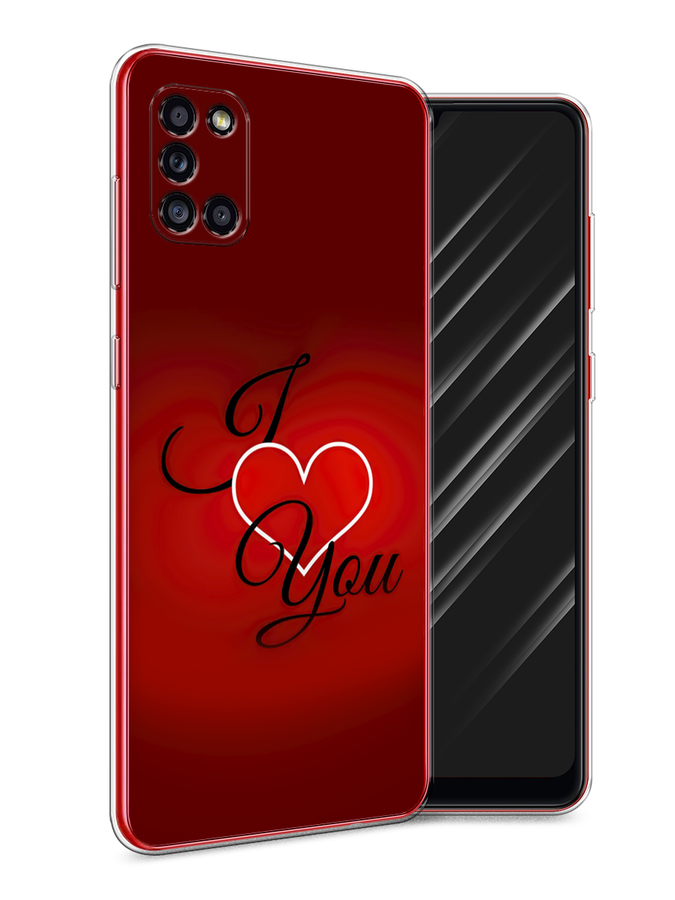 

Чехол Awog на Samsung Galaxy A31 / Самсунг A31 "I love you 3", Разноцветный, 2100350-6