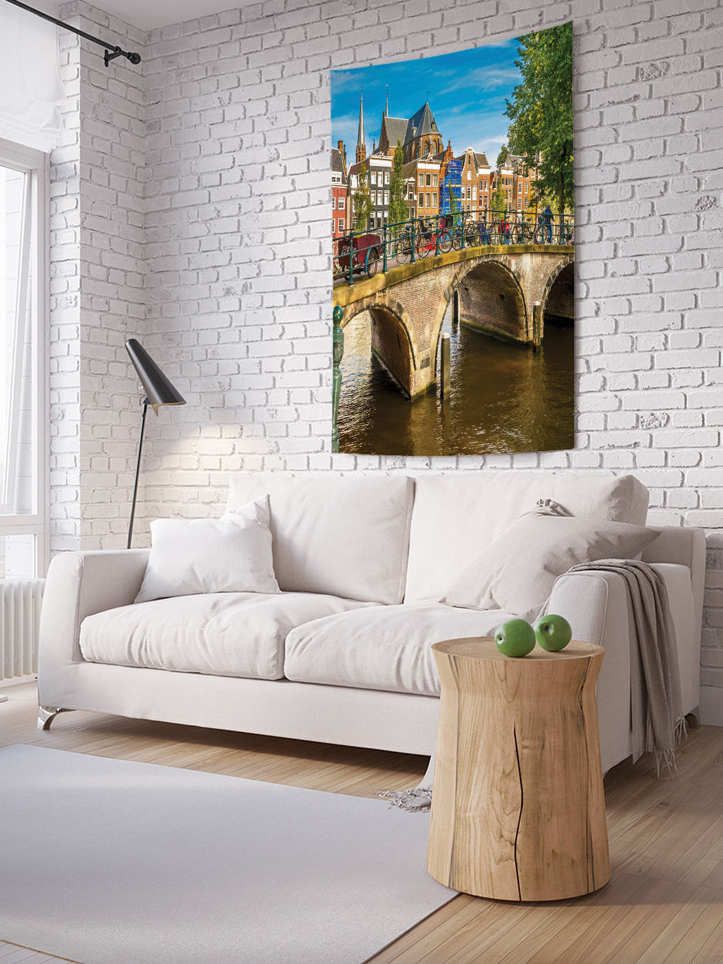 

Вертикальное фотопанно на стену JoyArty Мост Амстердама 100x150 см, Мост Амстердама