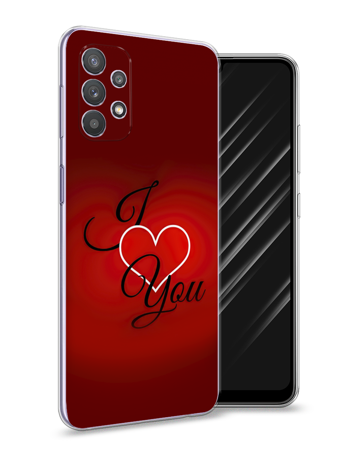 

Чехол Awog на Samsung Galaxy A32 / Самсунг A32 "I love you 3", Разноцветный, 2102050-6