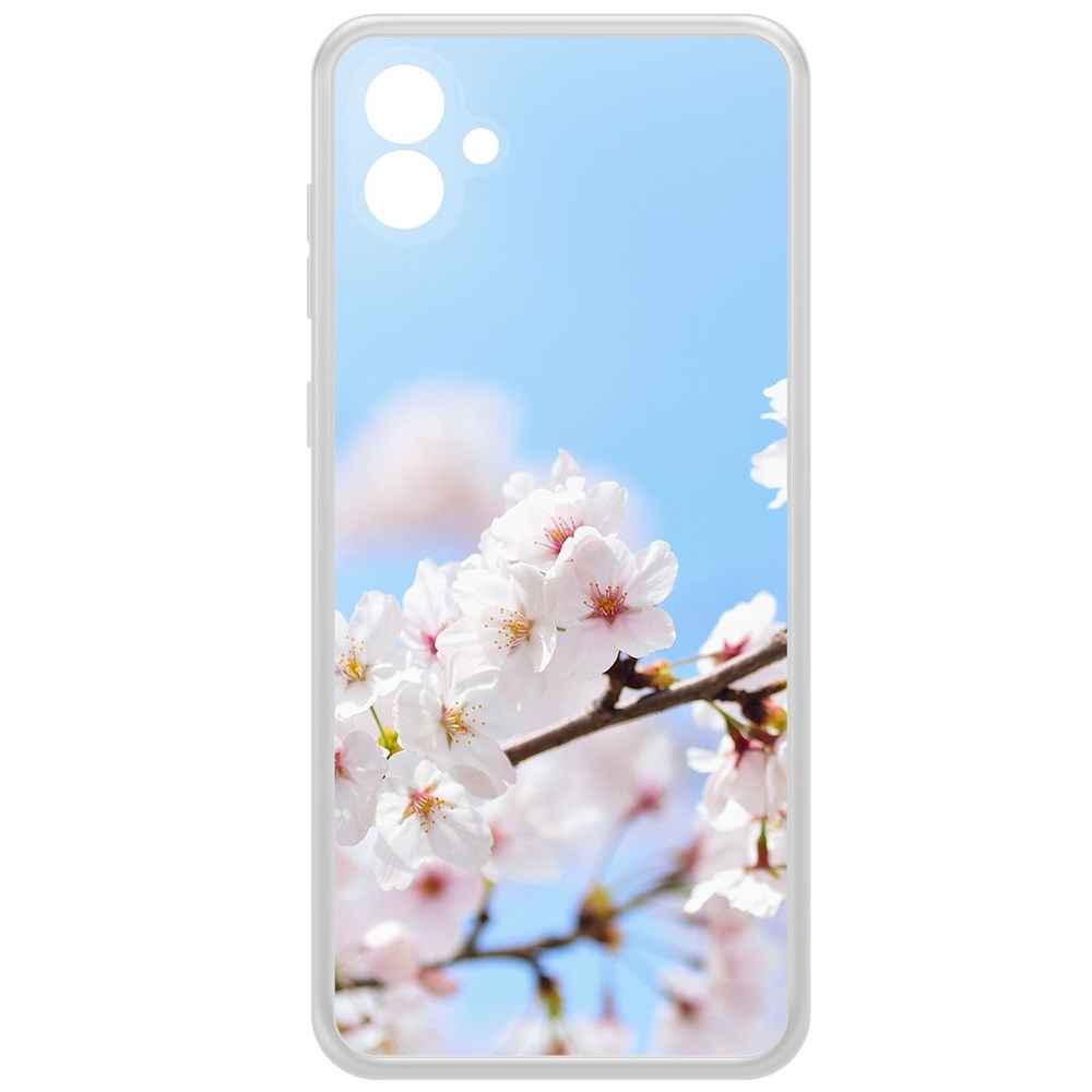 

Чехол-накладка Krutoff Clear Case Цветение для Samsung Galaxy A04e (A042), Прозрачный