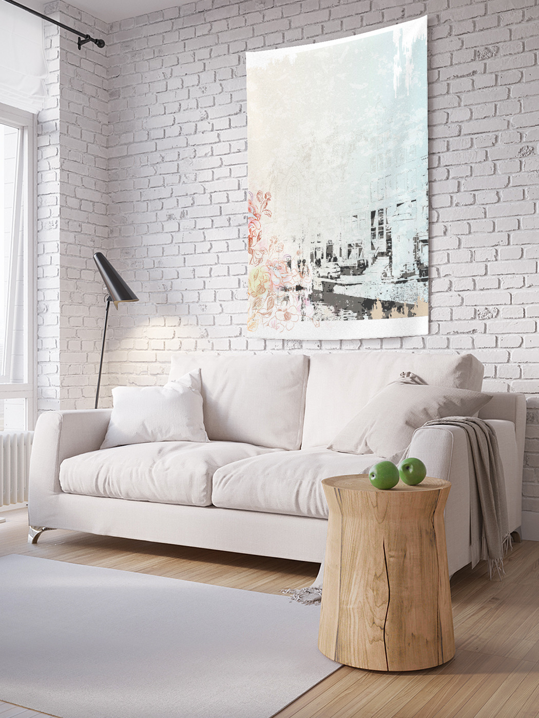 

Вертикальное фотопанно на стену JoyArty Цветочный Амстердам 100x150 см, Цветочный Амстердам