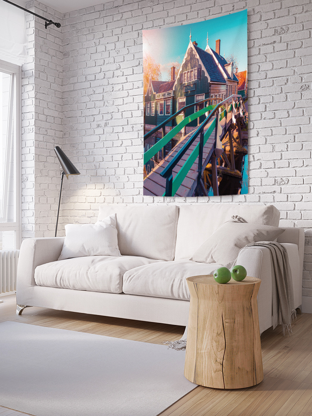 

Вертикальное фотопанно на стену JoyArty Милый мостик 100x150 см, Милый мостик