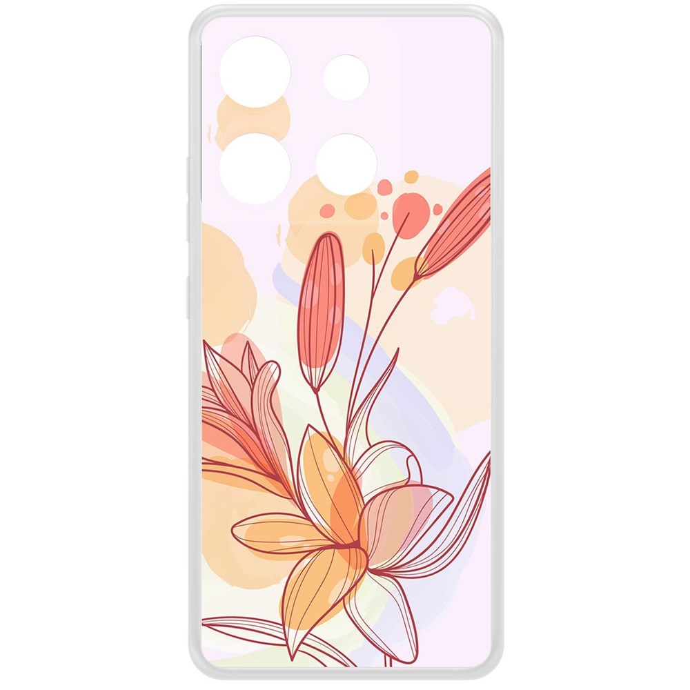 

Чехол-накладка Krutoff Clear Case Фантазия для INFINIX Smart 7 HD, Прозрачный