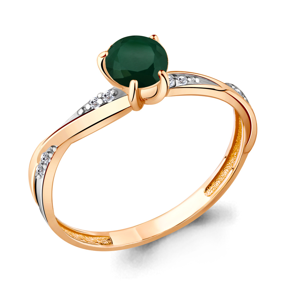 

Кольцо из серебра р. , AQUAMARINE 6511809А_925_з, 6511809А_925_з