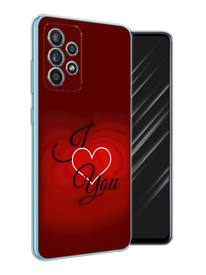 

Чехол Awog на Samsung Galaxy A52 / Самсунг A52 "I love you 3", Разноцветный, 2102450-6