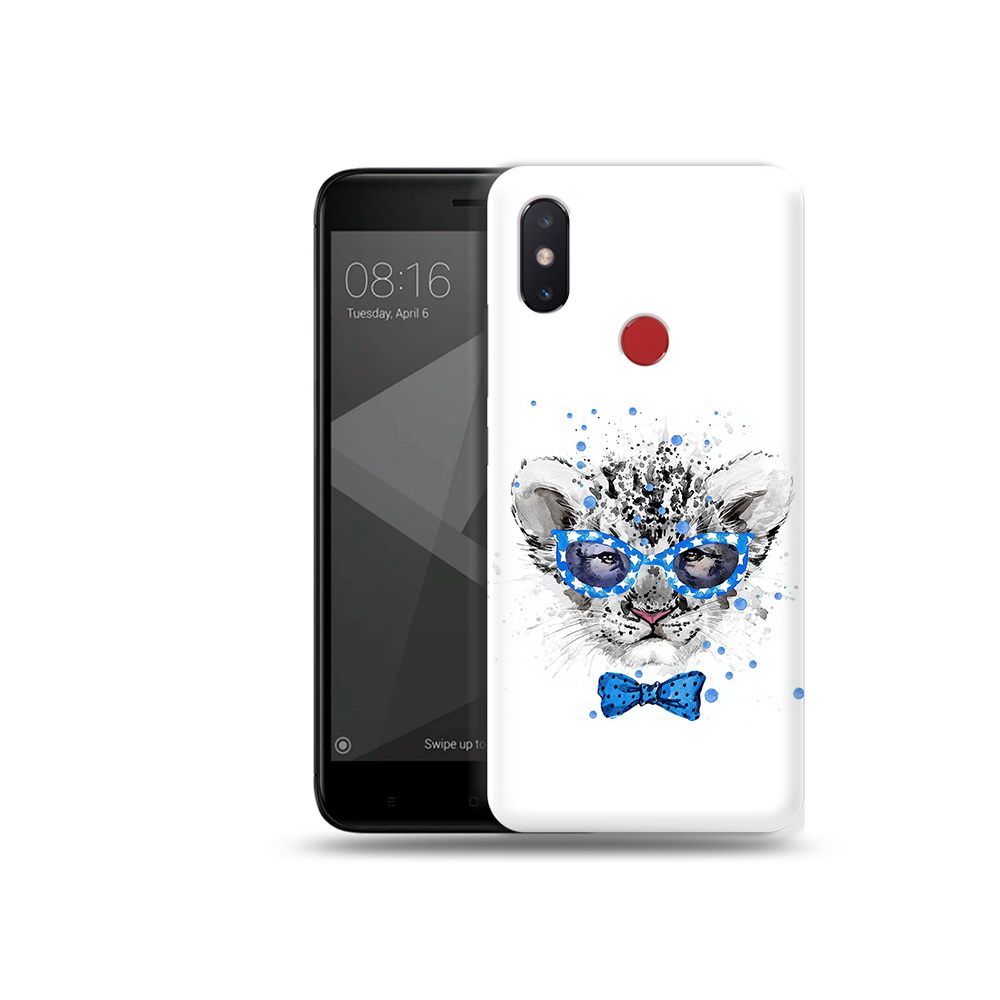 

Чехол MyPads Tocco для Xiaomi Mi 8 SE тигренок с бабочкой (PT113500.331.642), Прозрачный, Tocco
