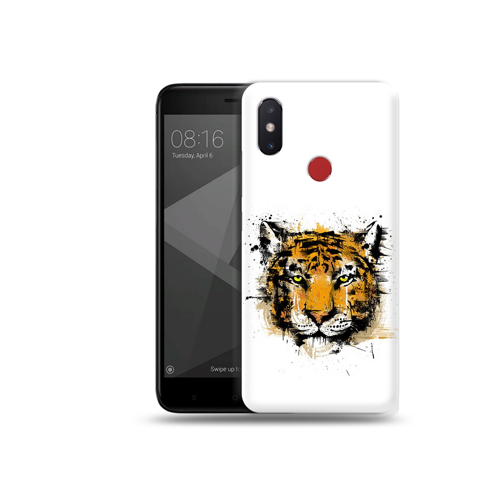 

Чехол MyPads Tocco для Xiaomi Mi 8 SE тигруля (PT113500.331.643), Прозрачный, Tocco