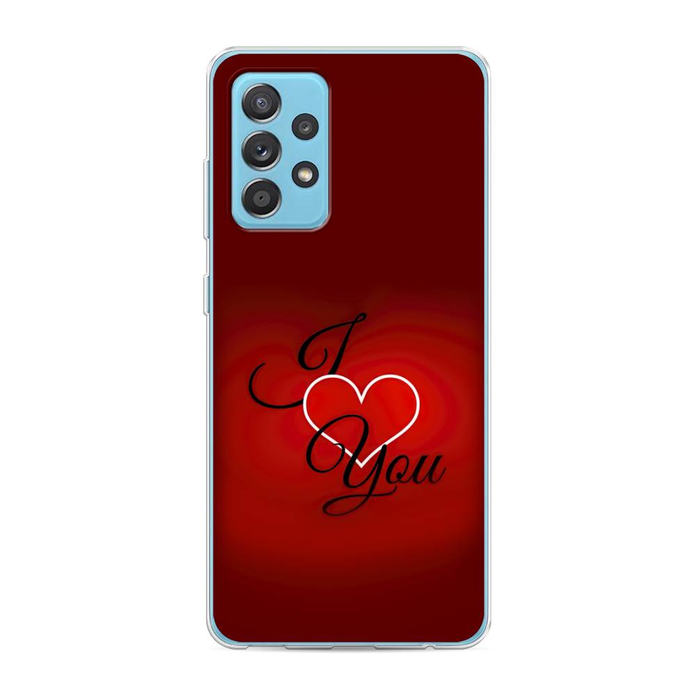 

Чехол Awog на Samsung Galaxy A52s / Самсунг A52s "I love you 3", Разноцветный, 2106550-6