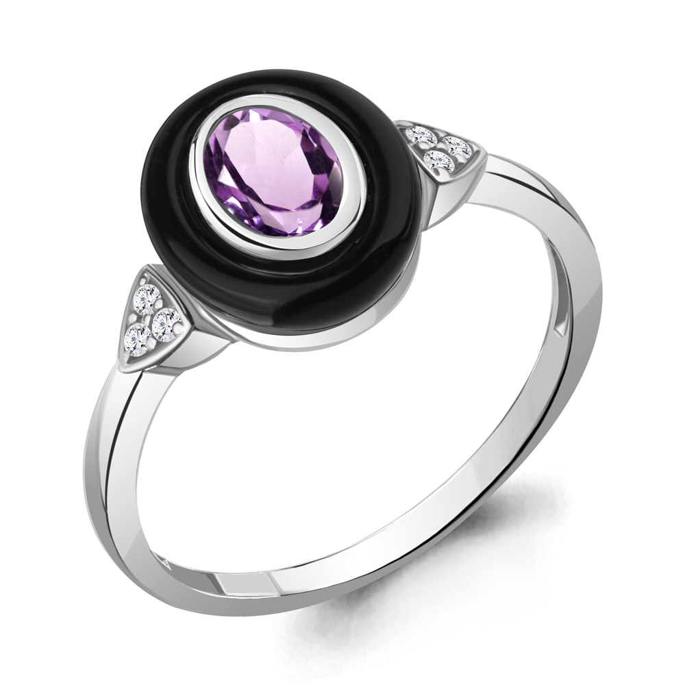 

Кольцо из серебра р. , AQUAMARINE 6911104А_925_р, 6911104А_925_р