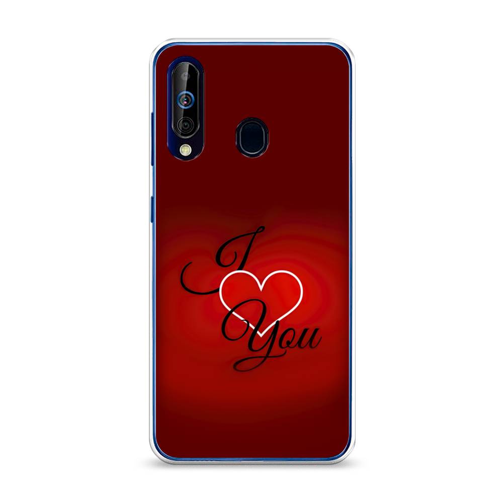 фото Силиконовый чехол "i love you 3" на samsung galaxy a60 awog