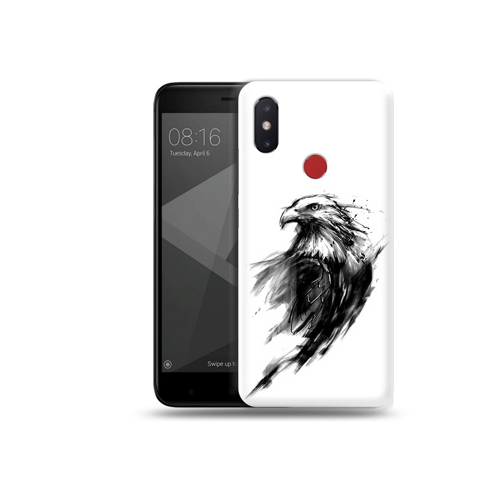 

Чехол MyPads Tocco для Xiaomi Mi 8 SE чб птица (PT113500.331.670), Прозрачный, Tocco