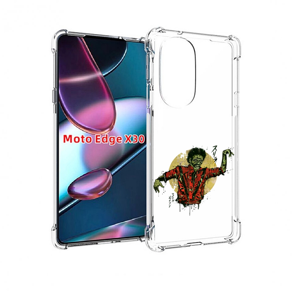 

Чехол MyPads Зомби для Motorola Moto Edge X30, Прозрачный, Tocco