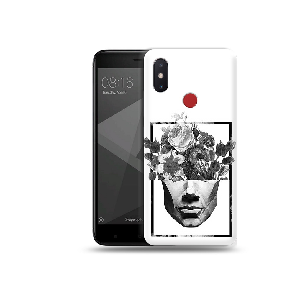 

Чехол MyPads Tocco для Xiaomi Mi 8 SE черно белая ваза в абстракции (PT113500.331.678), Прозрачный, Tocco