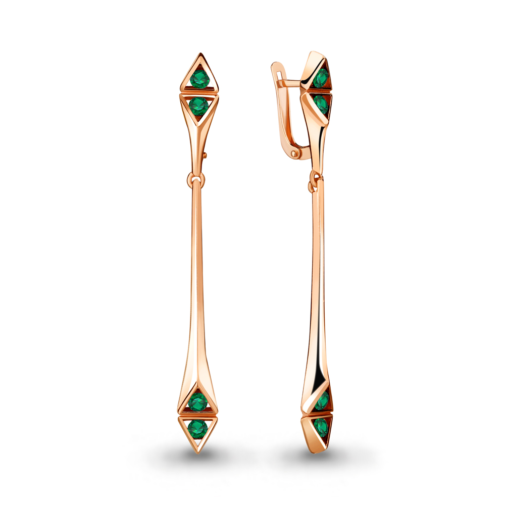 

Серьги из серебра 48512Г_925_з, 48512Г_925_з