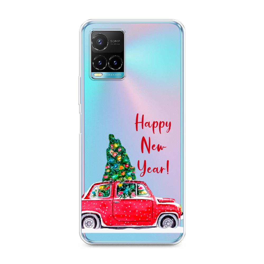 

Чехол для Vivo Y33s/Y21 "Happy New Year", Красный;зеленый, 265850-5