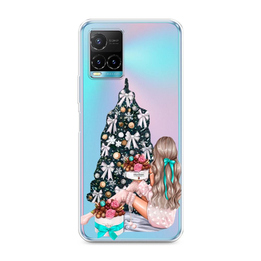 

Чехол для Vivo Y33s/Y21 "New Year", Зеленый;бежевый;голубой, 265850-5