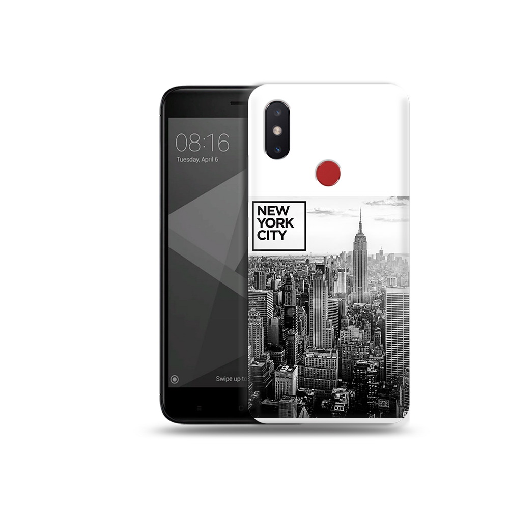 

Чехол MyPads Tocco для Xiaomi Mi 8 SE черно белый ньюерк (PT113500.331.686), Прозрачный, Tocco