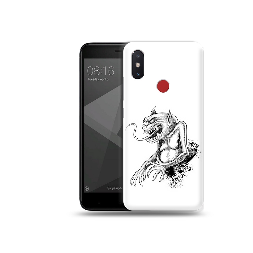 

Чехол MyPads Tocco для Xiaomi Mi 8 SE чорт (PT113500.331.692), Прозрачный, Tocco