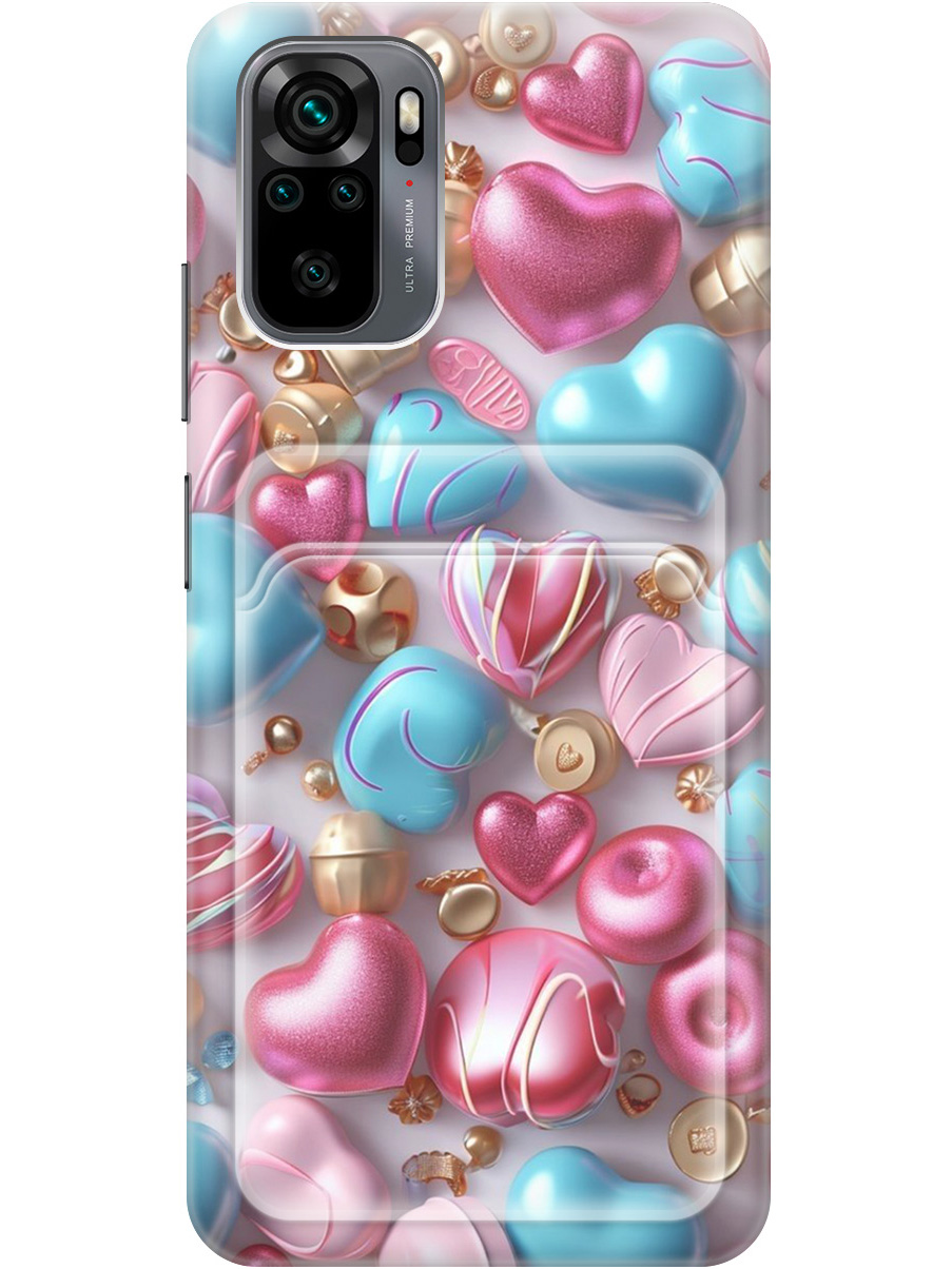

Силиконовый чехол на Xiaomi Redmi Note 10 / Note 10S / Poco M5s с принтом 789049, Голубой;прозрачный;розовый, 725168291