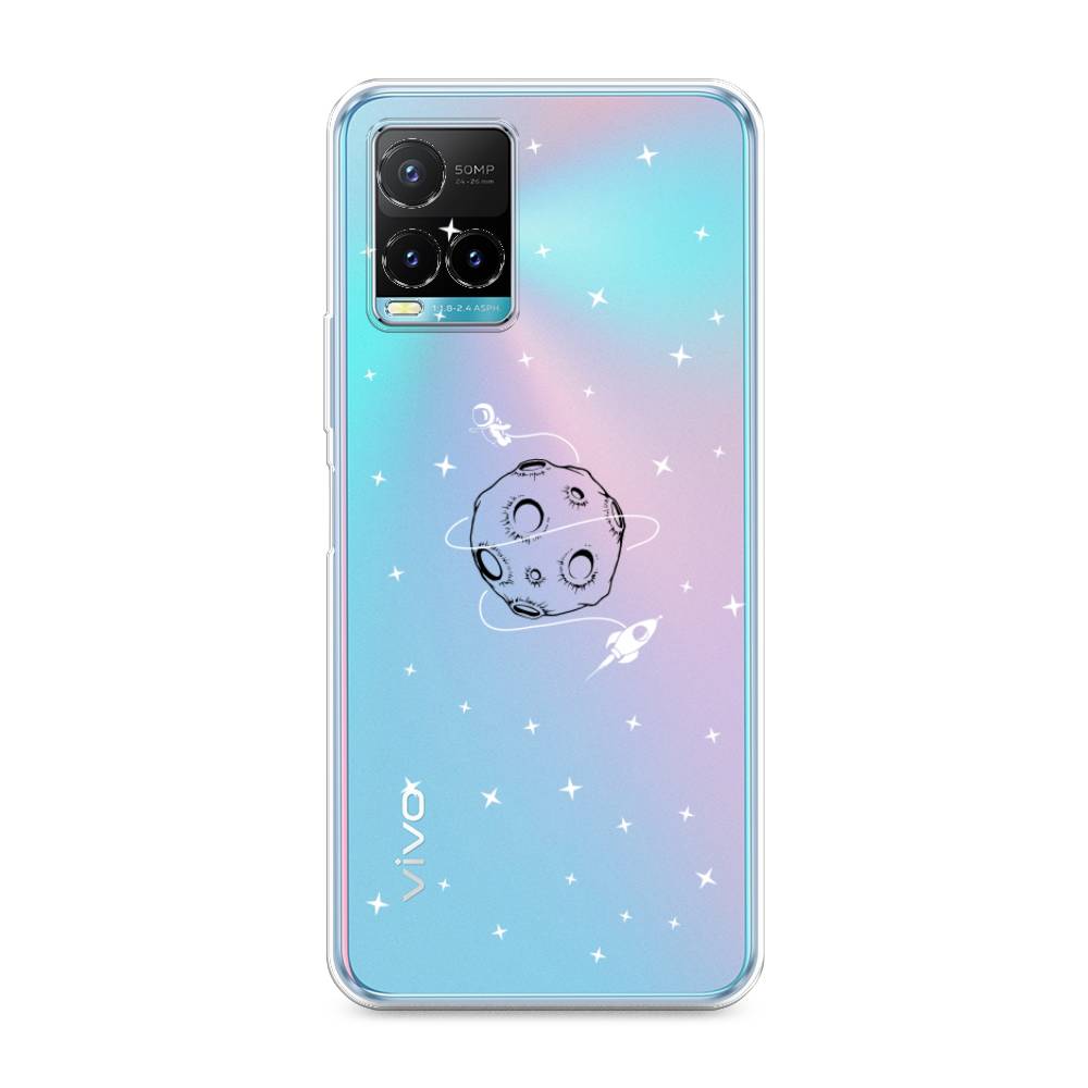 фото Чехол для vivo y33s/y21 "полет вокруг луны" case place