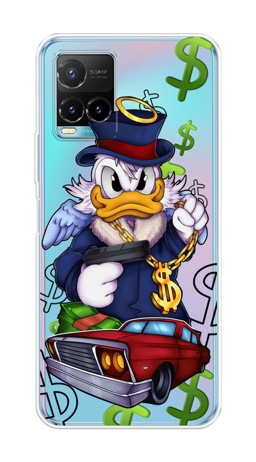 

Чехол на Vivo Y33s/Y21 "Scrooge McDuck with a Gold Chain", Красный;синий;белый, 265850-6