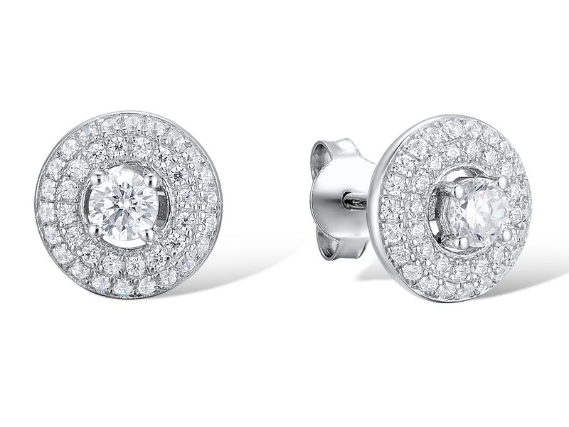 

Серьги из серебра VALTERA 111304, фианит, 111304