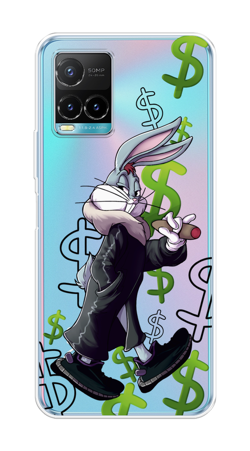 

Чехол на Vivo Y33s/Y21 "Rich Bugs Bunny", Зеленый;черный;голубой, 265850-6