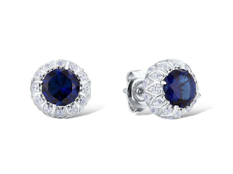 

Серьги пусеты из серебра VALTERA 111330, фианит, 111330