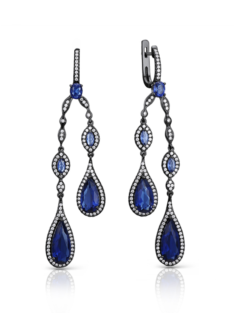 

Серьги из серебра VALTERA 093872, фианит, 093872